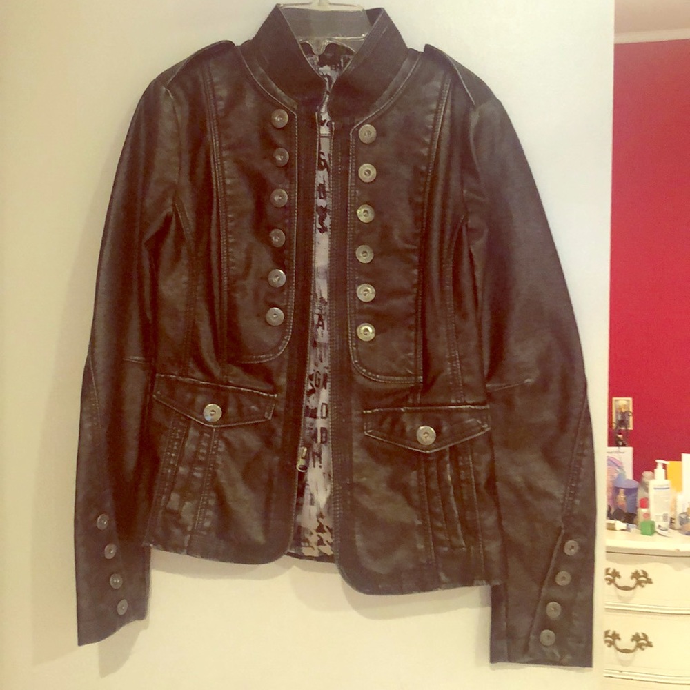 Leather jacket